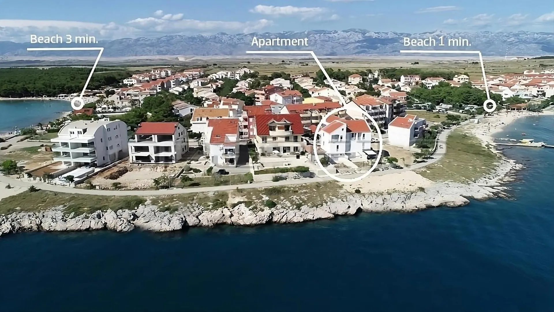 Superb Beachfront Apartment Povljana 0*,  Croatia